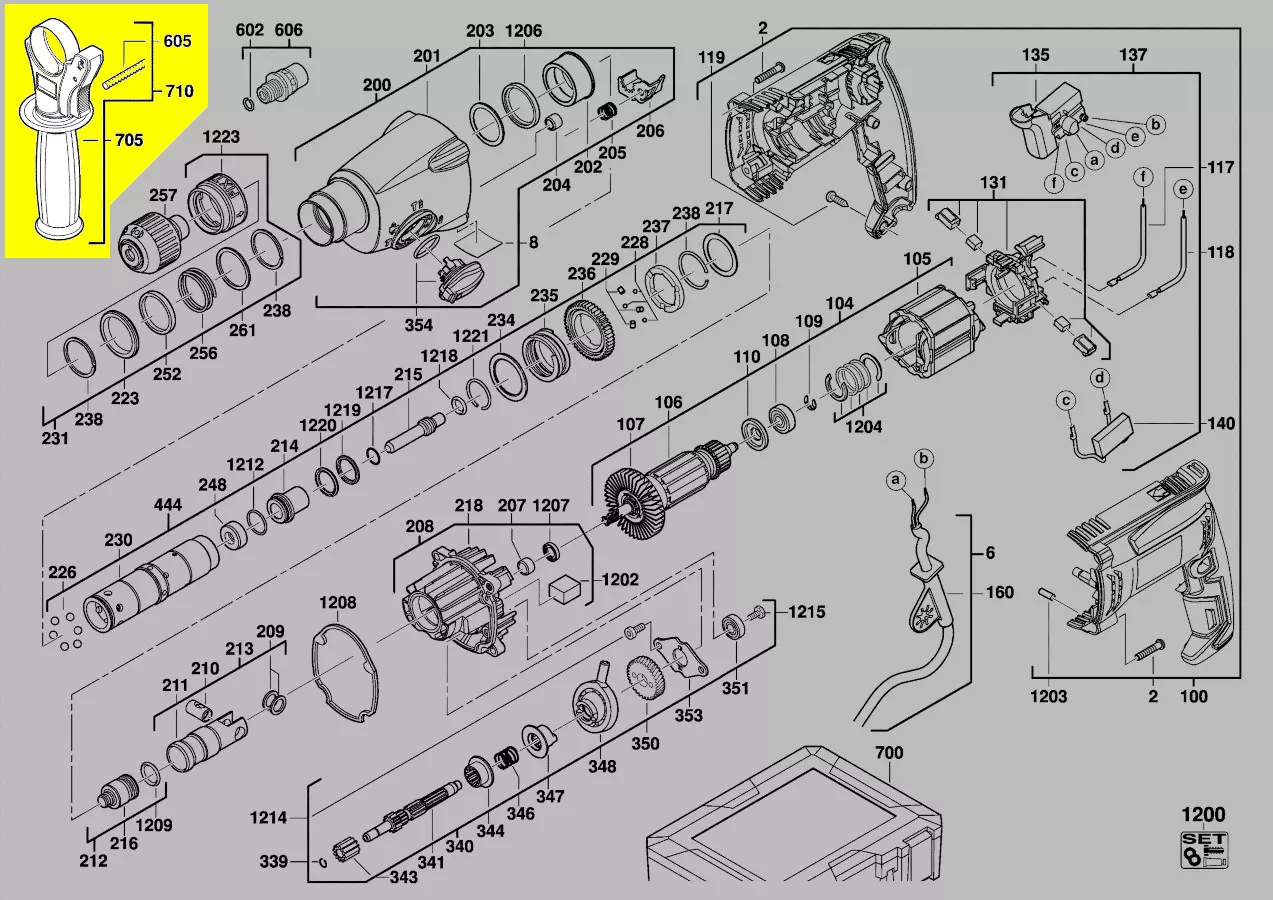 poignée supplémentaire réf. 120167006 AEG
